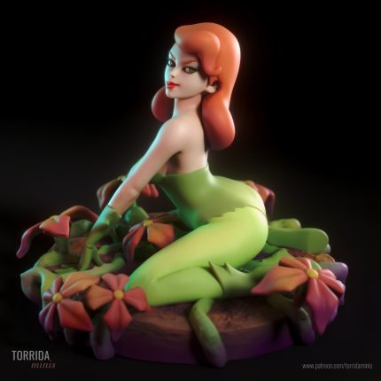 Ivy Bloom - hand-sculpted resin pin-up figure